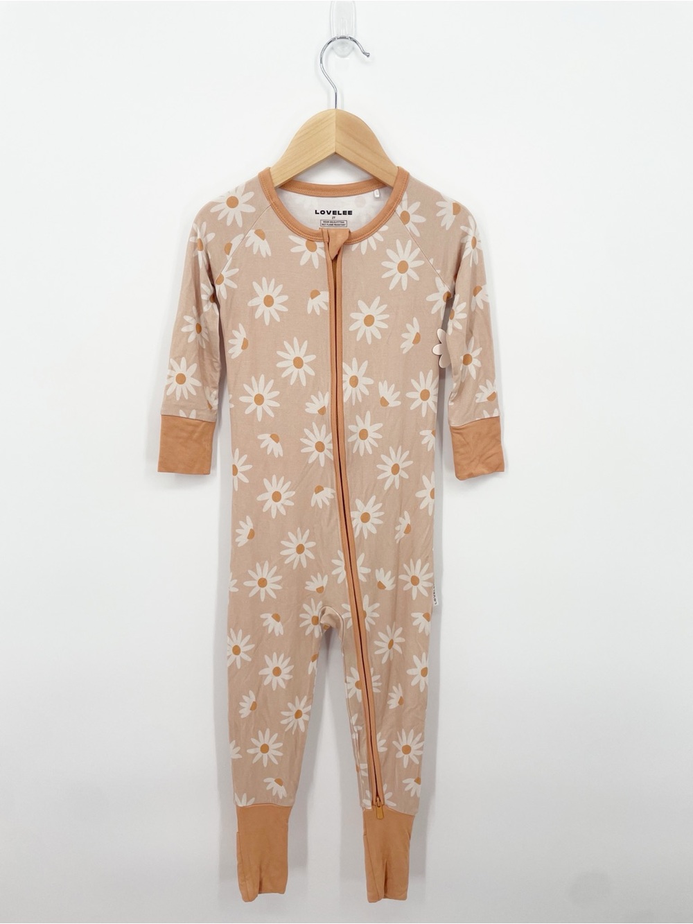NEW Girls Bamboo Daisy Flower Pajamas Sleepwear